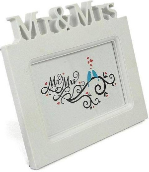 Ramka na zdjęcia 15x10cm Mr&Mrs