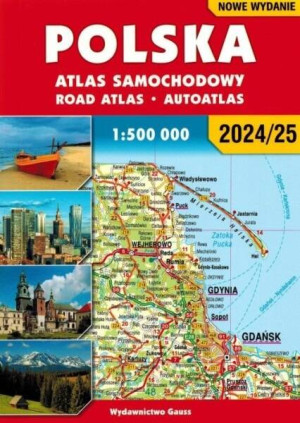 Polska. Atlas samochodowy 1:500 000