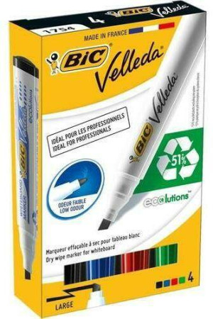 Marker BIC Velleda ECOlutions 1751 suchościeralny mix AST Pudełko