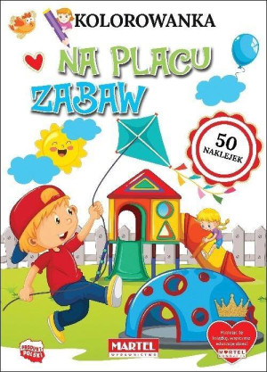 Na placu zabaw. Kolorowanka
