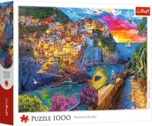Puzzle 1000 Wieczorny spacer po Cinque Terre TREFL