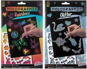 Papier holograficzny A5. Mix