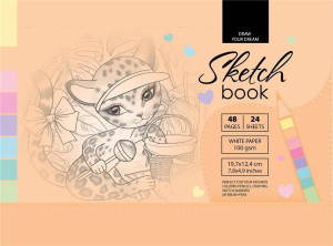Sketchbook. Szkicownik 48 kartek. 197 x 124 mm