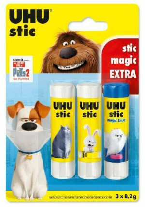 Klej w sztyfcie Pets 3x 8,2g na blistrze
