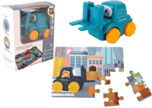 Auto puzzle przygoda drogowa widlak