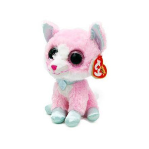 Beanie Boos Fiona. Różowy kot 15cm