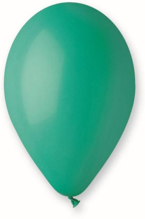 Balony pastelowe turkusowo-zielone 25cm