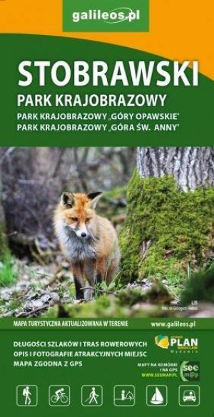 Stobrawski Park Krajobrazowy. Mapa turystyczna