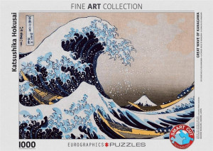 Puzzle 1000. Wielka fala Kaganawa Hokusain