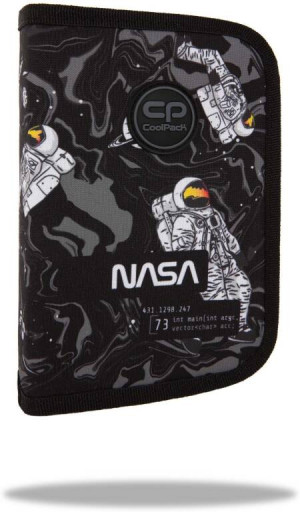 Piórnik jednoklapkowy bez wyposażenia Coolpack Clipper Astronaut