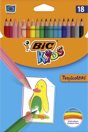 Kredki Tropicolors 18 kolorów