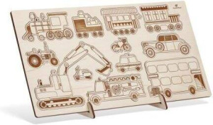 Puzzle drewniane - Wszystko do jazdy