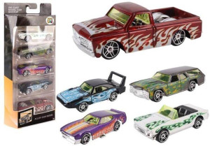 Samochodzik metalowy 5-pack 1:64