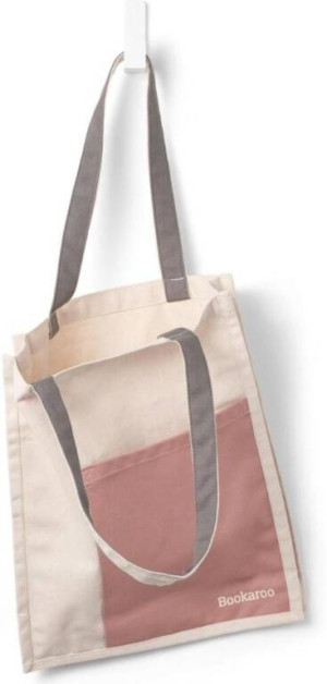 Bookaroo Torba bawełniana Blush&Charcoal
