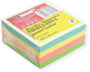 Kostka biurowa pastel 85x85x35mm 370K