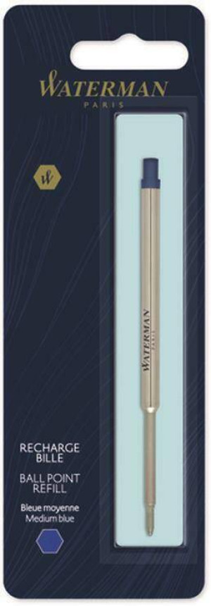 Wkład do długopisu Waterman standard niebieski (M) 1 sztuka na blistrze S0944490