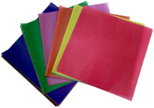 Papier origami transparentny 42g 10x10cm 50ark