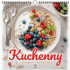 Kalendarz 2027 wieloplanszowy 33x33cm Kuchenny