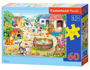 Puzzle 60 elementów. Farma CASTORLAND