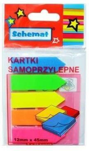 Zakładki indeksujące wskaźniki 12x45mm