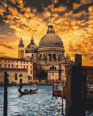 Malowanie po numerach - Santa Maria Della 40x50cm
