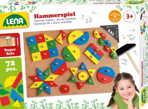Przybijanka. Zestaw figury geometryczne
