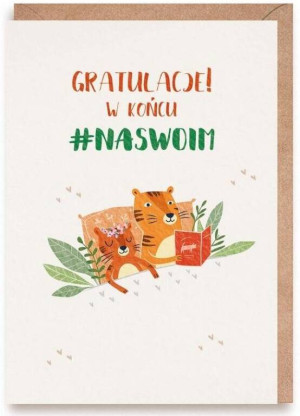 Kartka na parapetówkę W końcu na swoim, eko