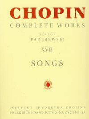 Chopin Complete Works XVII Pieśni PWM