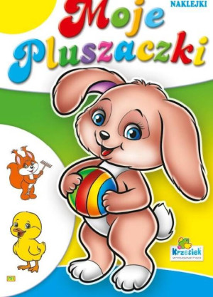 Moje pluszaczki. Kolorowanka z naklejkami