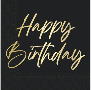 Serwetki papierowe Happy Birthday 33x33cm