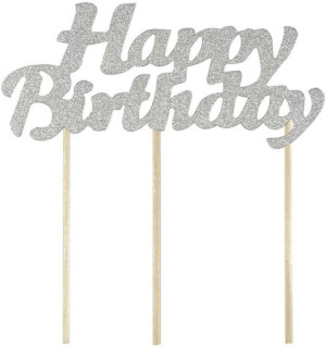 Piker srebrny. Happy Birthday