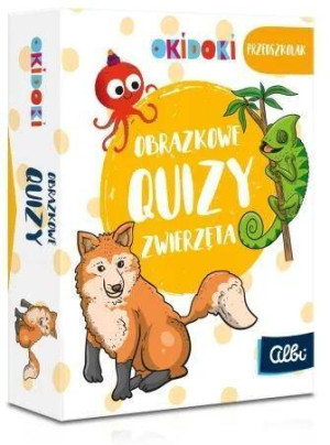 Obrazkowe quizy. Zwierzęta 3+ OKIDOKI