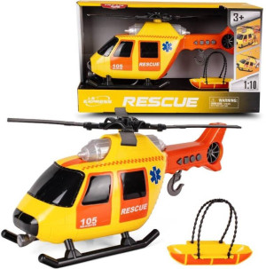 Helikopter ratunkowy ze światłem i dźwiękiem 37cm