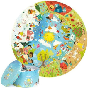 Puzzle 150 okrągłe. Pory roku