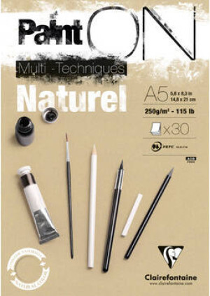 Blok Paint on natural A5/30K 250g