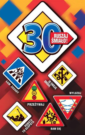 Kartka okolicznościowa. Urodziny 30. US01