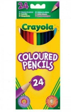 Kredki ołówkowe 24 kolory CRAYOLA