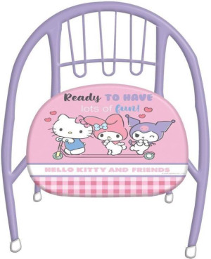 Krzesełko dziecięce metalowe Hello Kitty