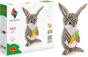 Origami 3D. Królik