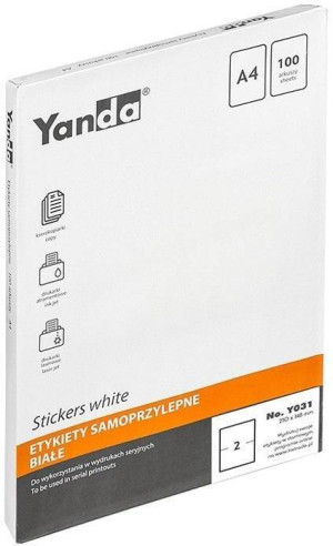 Etykiety samoprzylepne NO.Y031 YANDA