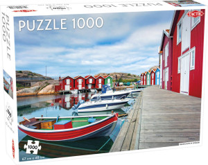 Tactic. Puzzle 1000. Fishing Huts in Smge