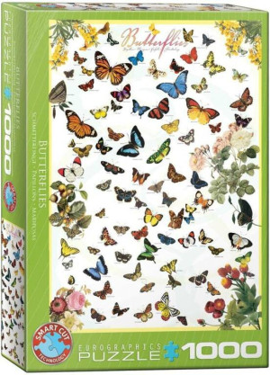 Puzzle 1000. Motyle