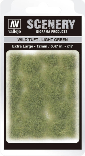 Vallejo: SC426 - Scenery - Wild Tuft - Light Green (12 mm x 17)