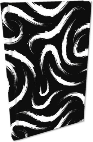 Notes A5 kratka Soft Touch Maziaje czarne