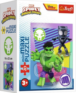 Puzzle 20 miniMaxi. Niesamowity Spidey 4