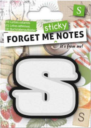 Notes. Kartki samoprzylepne litera S