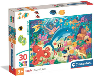 Puzzle 30 Super Color. Undersea Fun