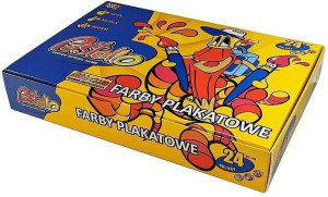 Farby plakatowe 20ml 24 kolorów