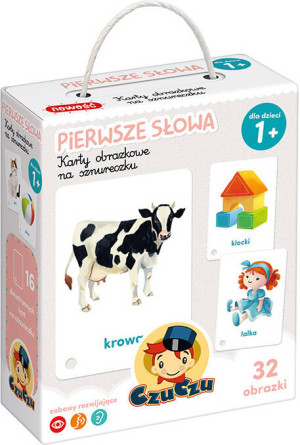 CzuCzu. Karty obrazkowe na sznurku Pierwsze słowa 1+