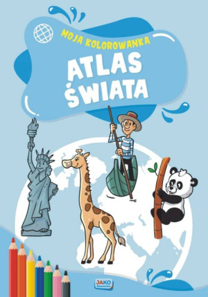 Atlas świata. Moja kolorowanka